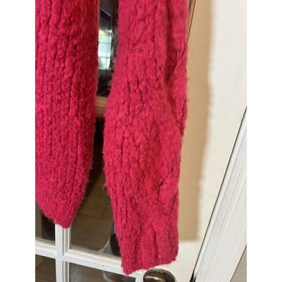 Urban Outfitters Womens Sz Small Sweater Wool Alpaca Blend Bright Pink.   Aa - Picture 3 of 6